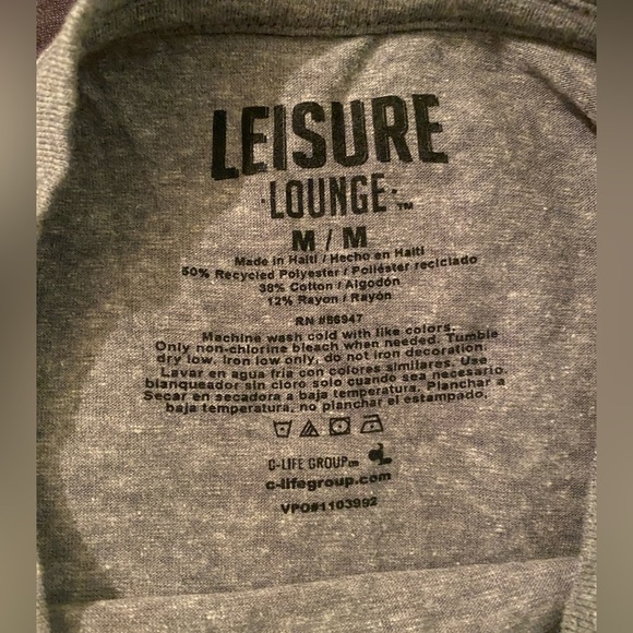 Leisure Lounge Graphic T-Shirt “Nacho Valentine” Size Medium - Picture 3 of 3